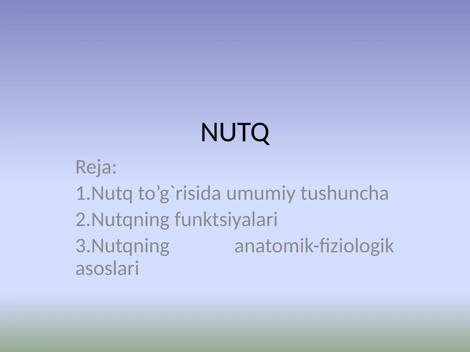 NUTQ
