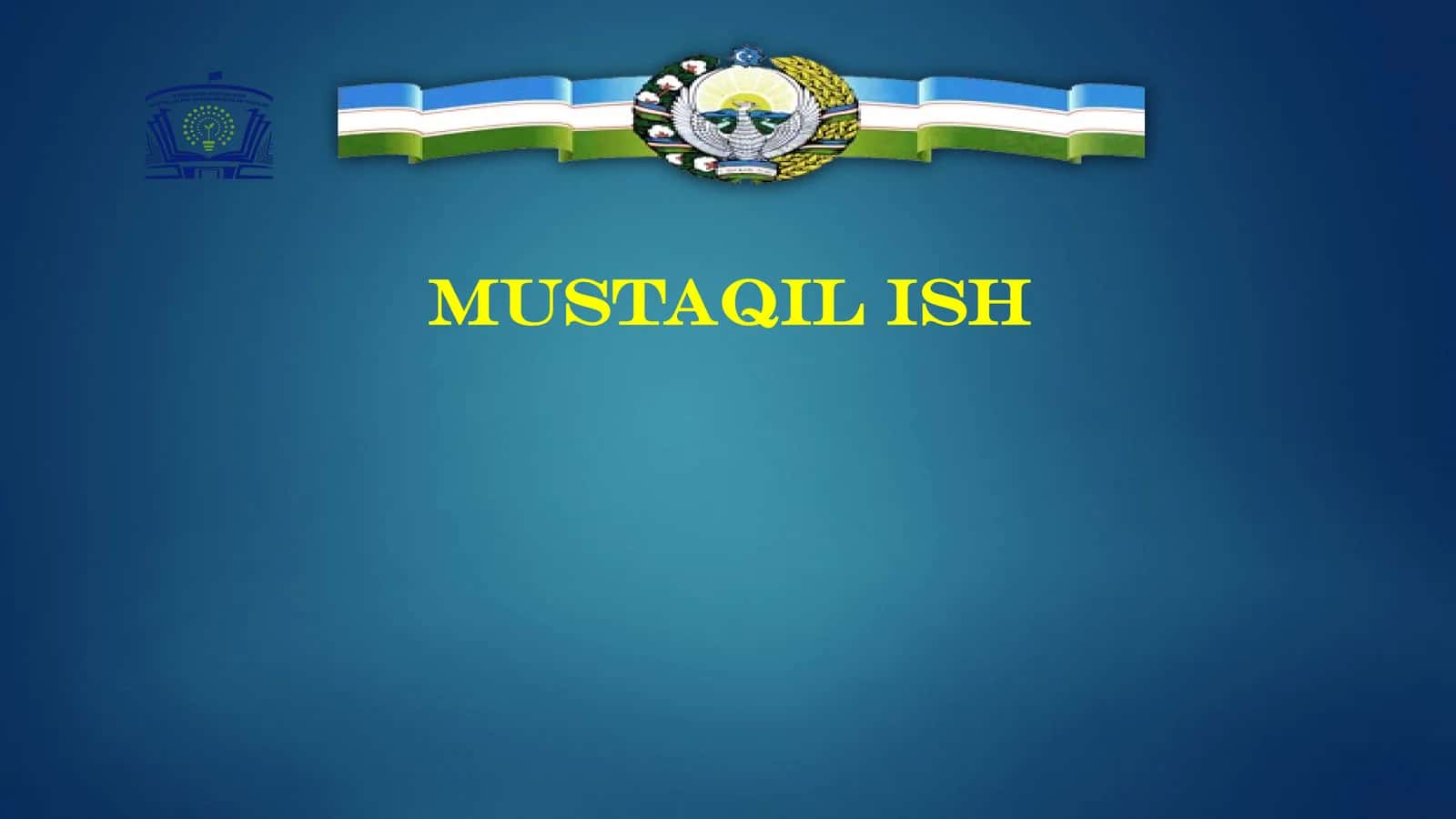 MUSTAQIL ISH REJA