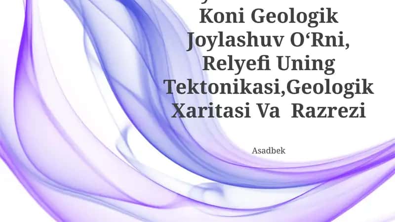 Boysun Toshkomir Koni Geologik Joylashuv OʻRni