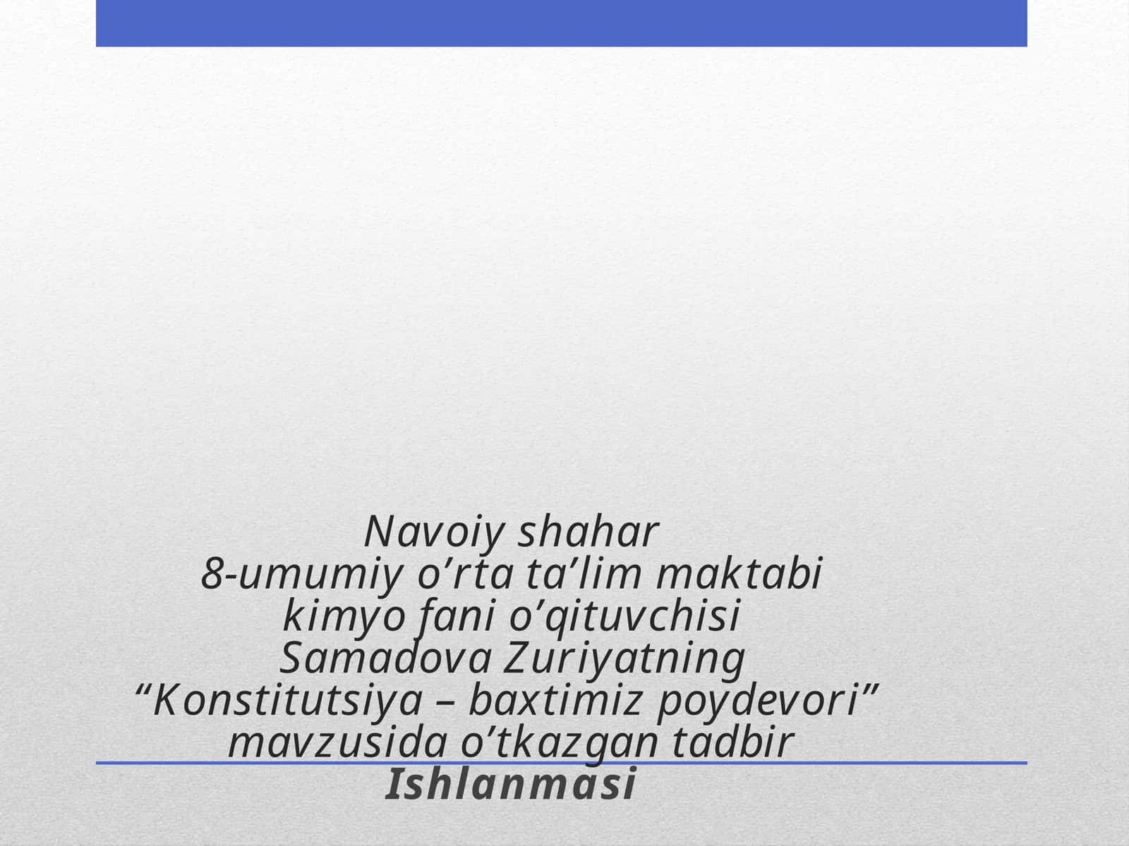 Kimyofan - Konstitutsiya-baxtimizpoydevori
