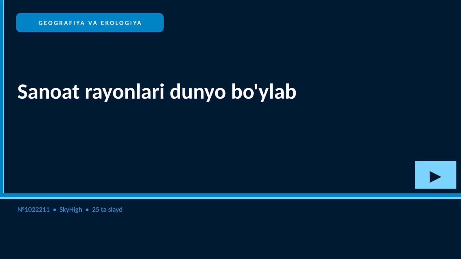 Sanoat rayonlari dunyo bo'ylab