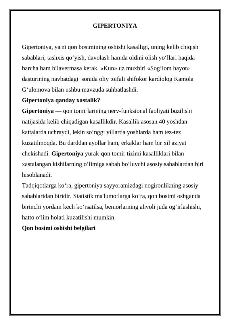 Gipertoniya