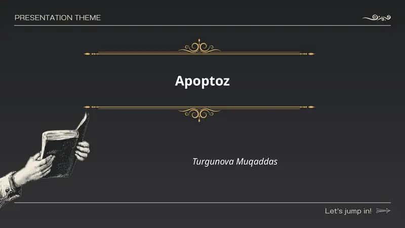 Apoptoz