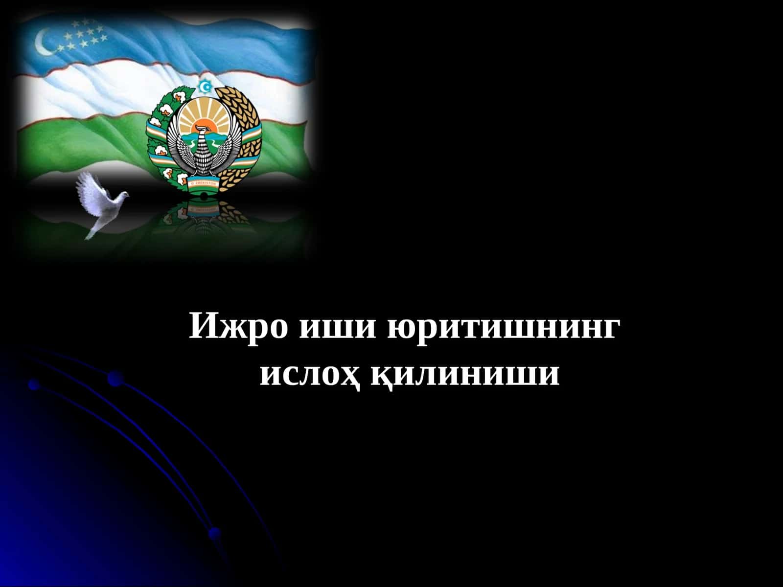 Ижро иши юритишнинг ислоҳ қилиниши