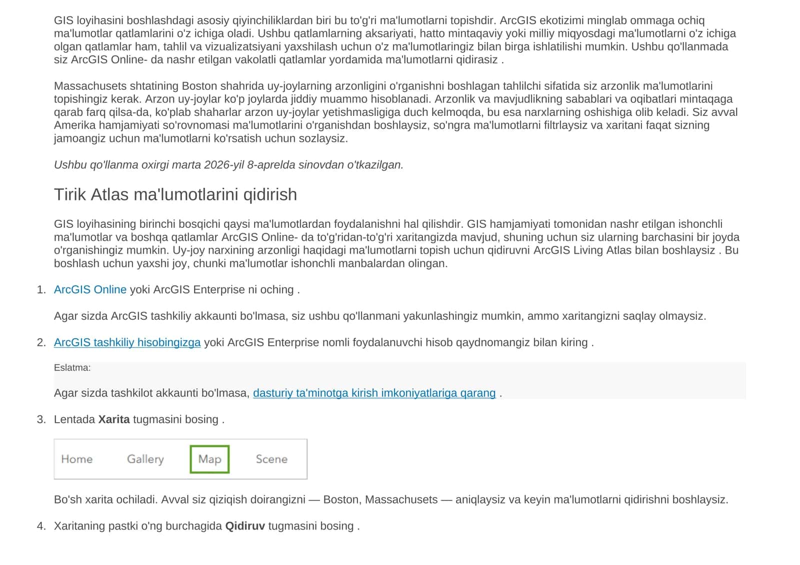 ArcGIS ekotizimi
