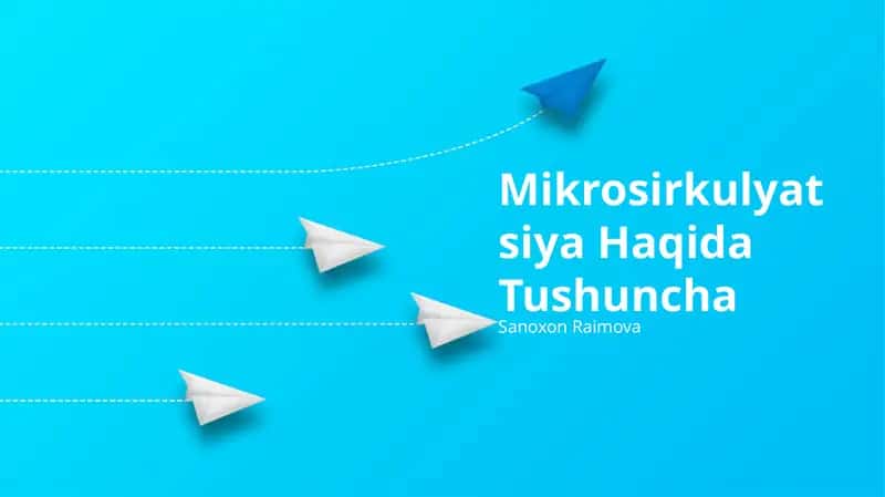 Mikrosirkulyatsiya Haqida Tushuncha
