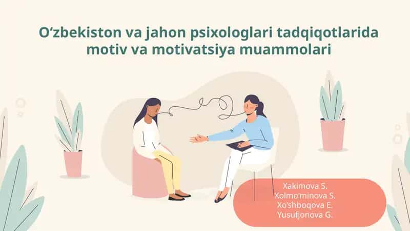 Motiv va motivatsiya