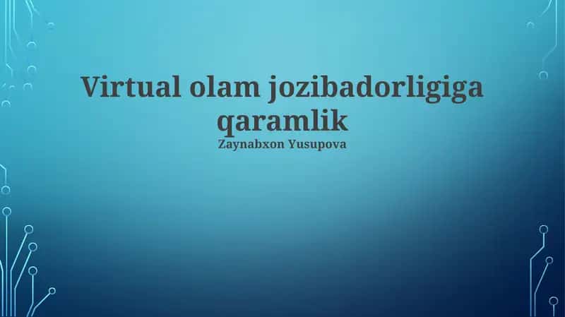 Virtual Olam Qaramligi