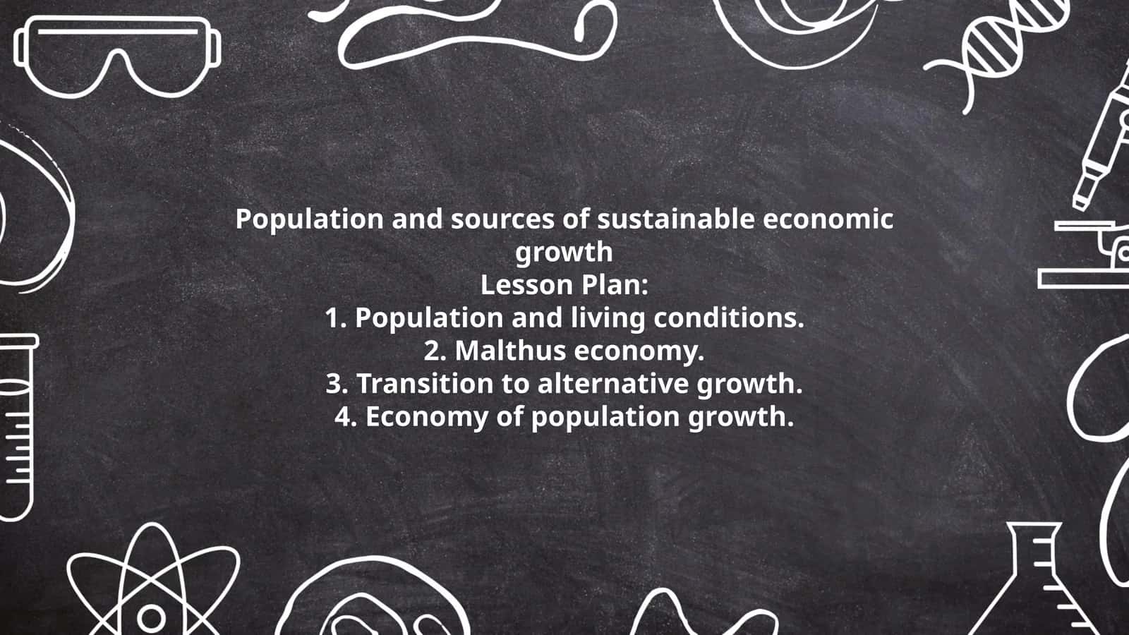 Population and sources of sustainable economic growth
