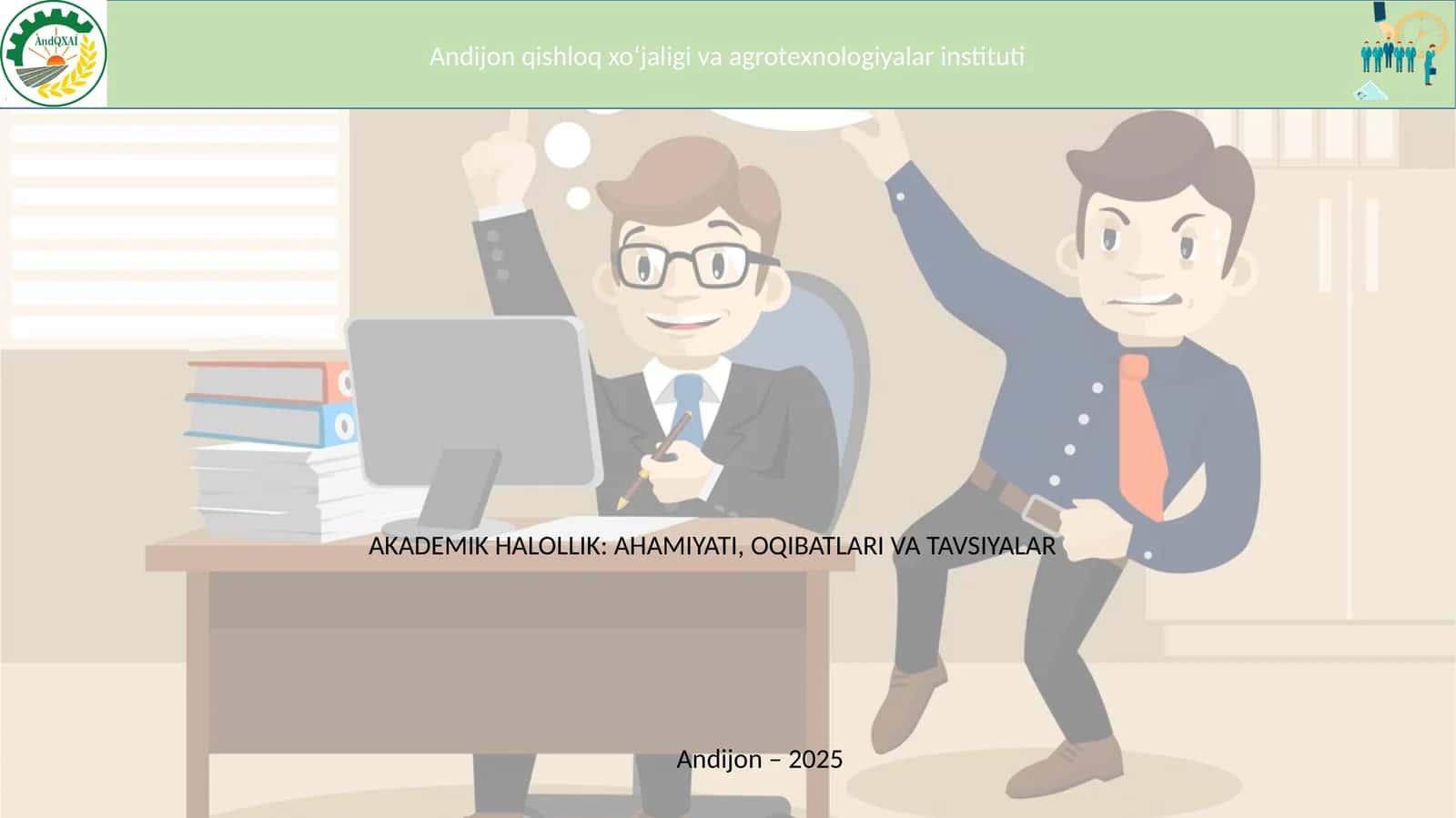 AKADEMIK HALOLLIK: AHAMIYATI, OQIBATLARI VA TAVSIYALAR