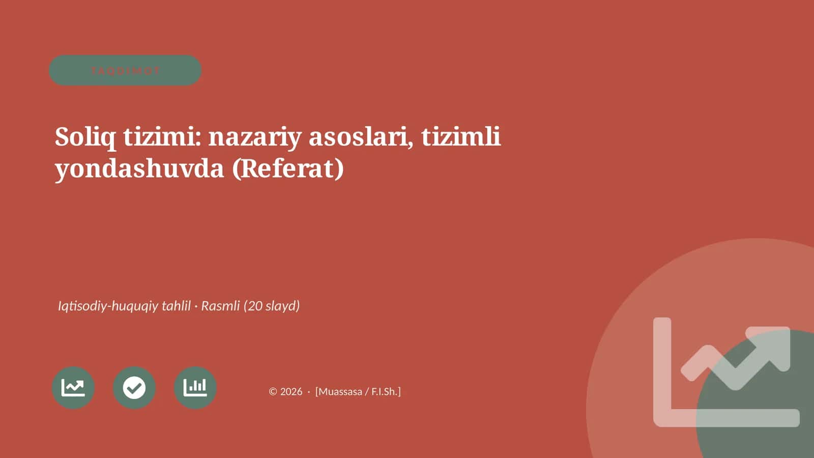 Soliq tizimi: nazariy asoslari, tizimli yondashuvda