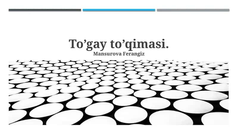 To’gay to’qimasi