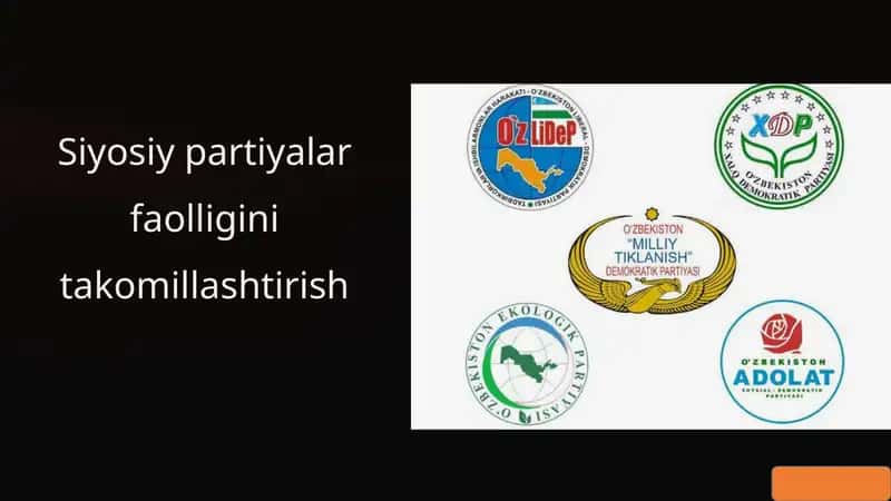Siyosiy partiyalar faoliyatini takomillashtirish