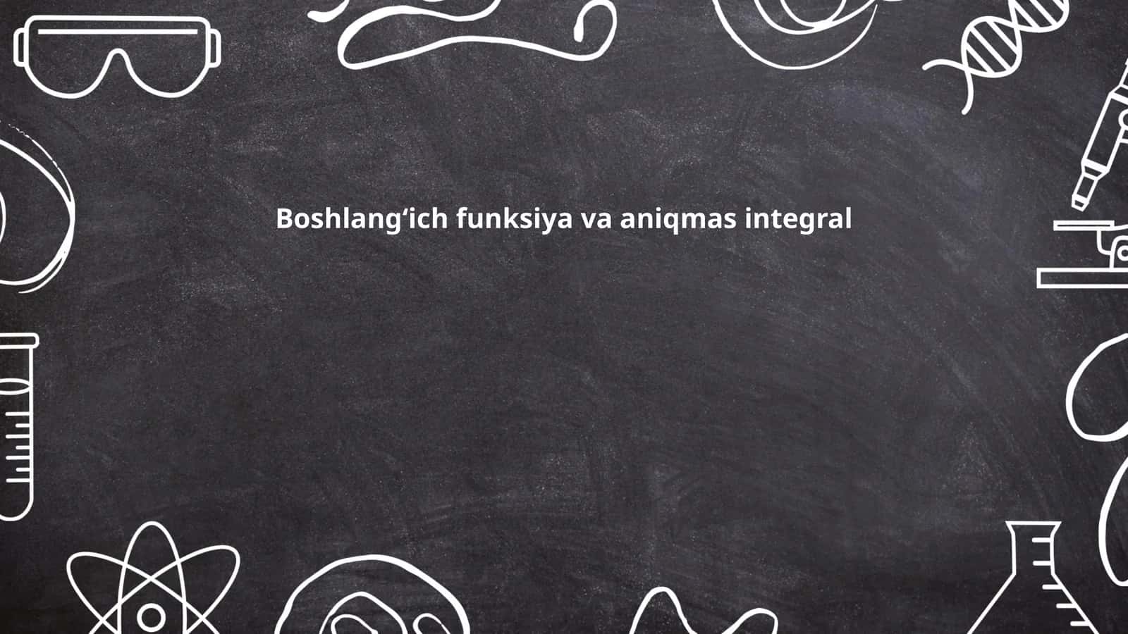 Aniqmas integral
