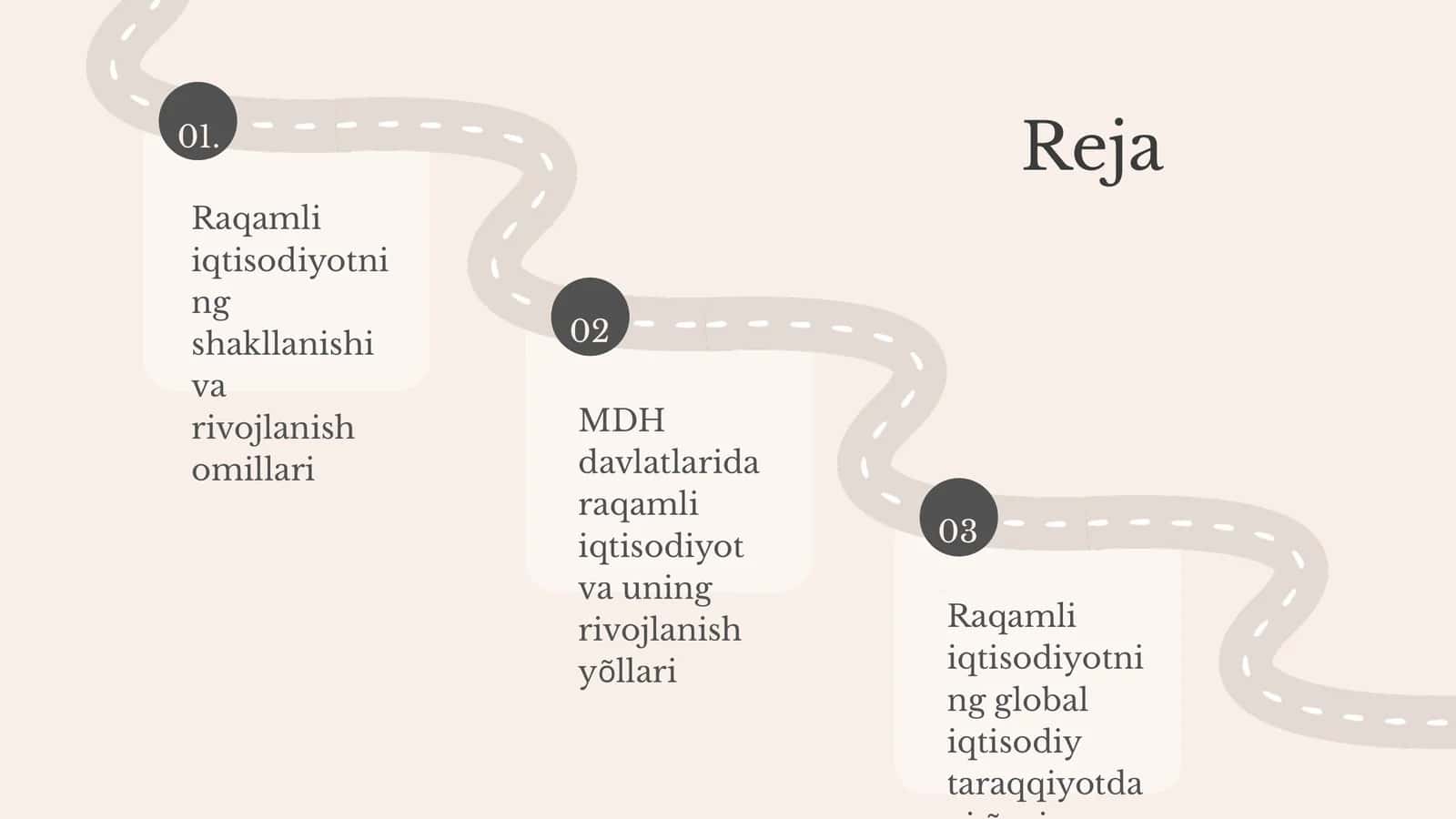 Raqamli iqtisodiyotning shakllanishi va rivojlanish omillari
