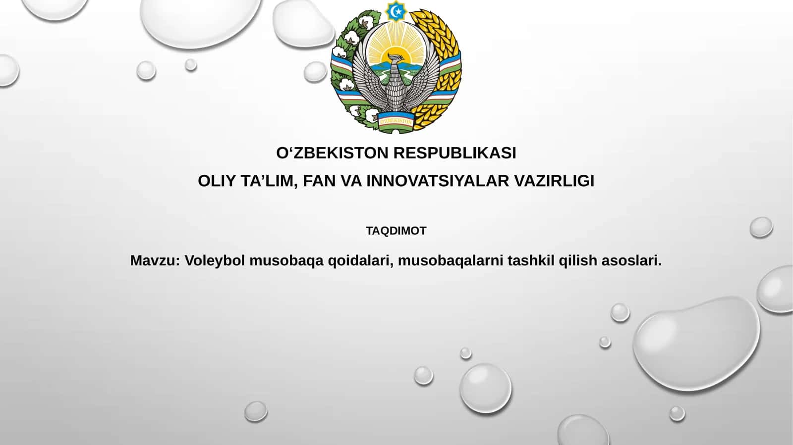 Voleybol musobaqa qoidalari, musobaqalarni tashkil qilish asoslari