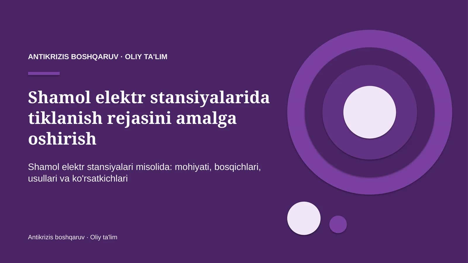 shamol elektr stansiyalarida tiklanish rejasini amalga oshirish 9201