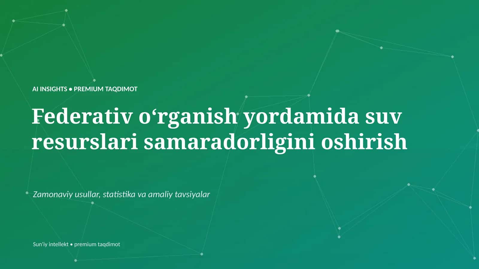 PREMIUM TAQDIMOT