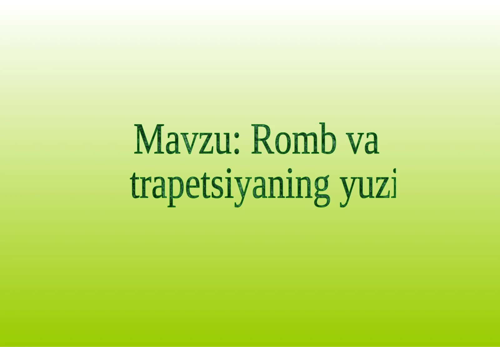 Rombva