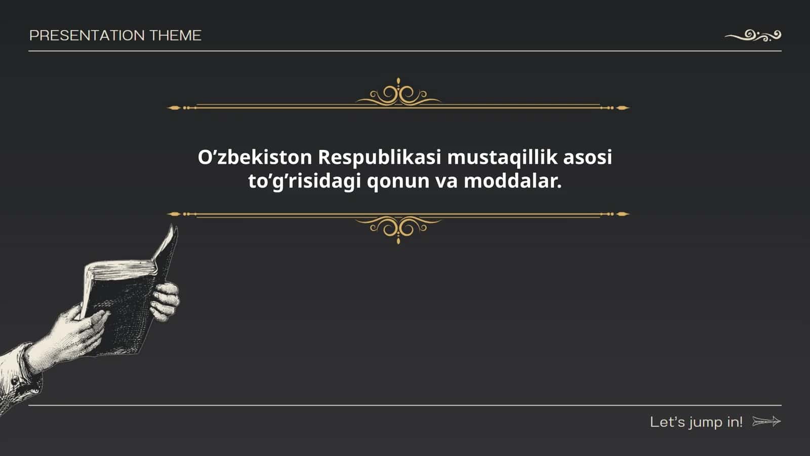 O’zbekiston Respublikasi mustaqillik asosi to’g’risidagi qonun va moddalar