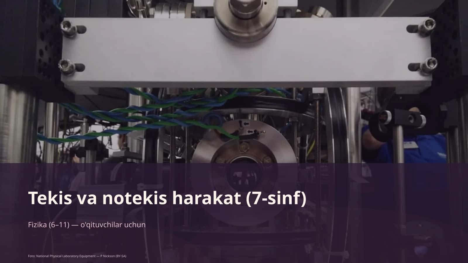 Tekis va notekis harakat (7-sinf)