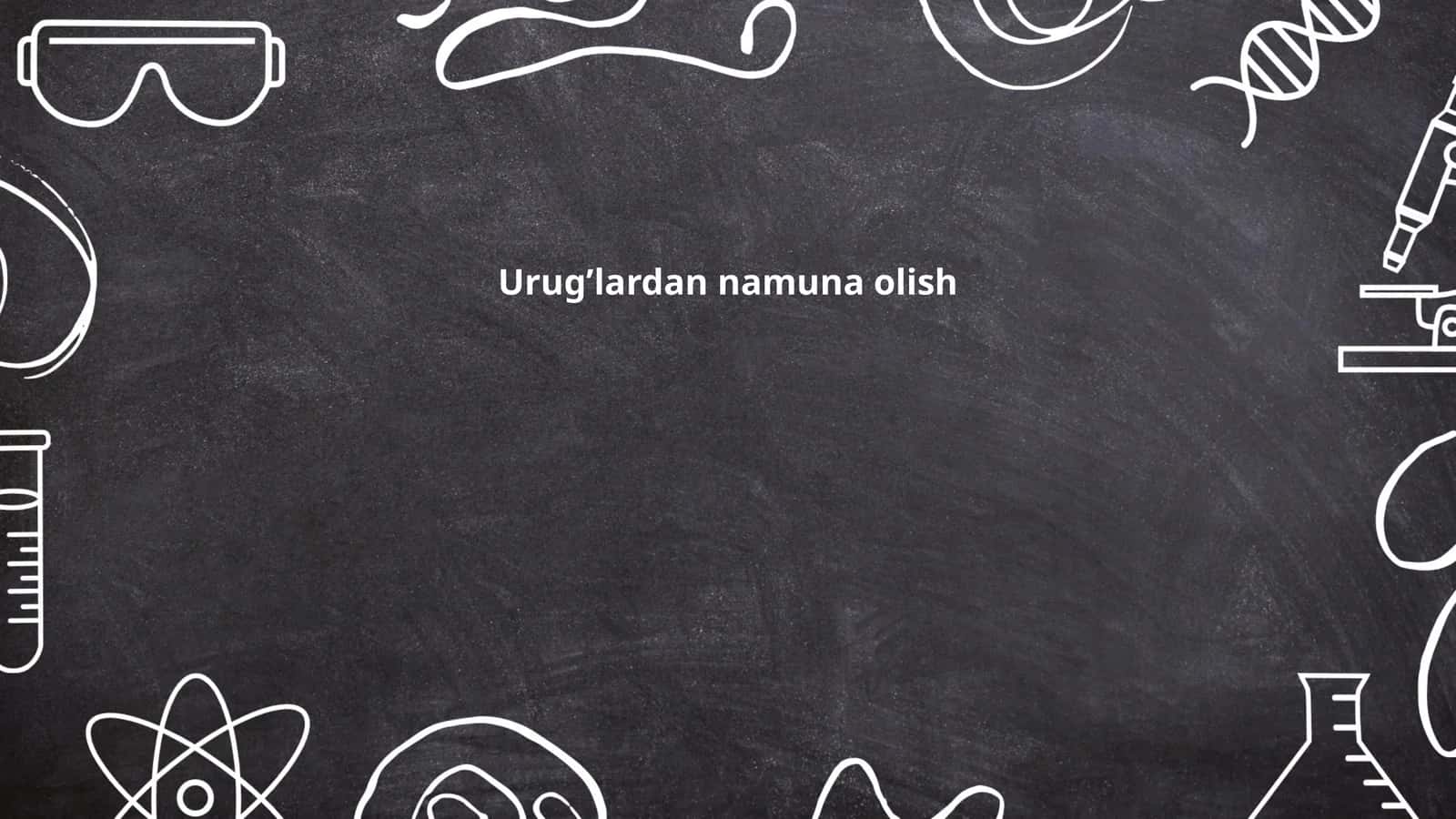 Namuna olish usullari