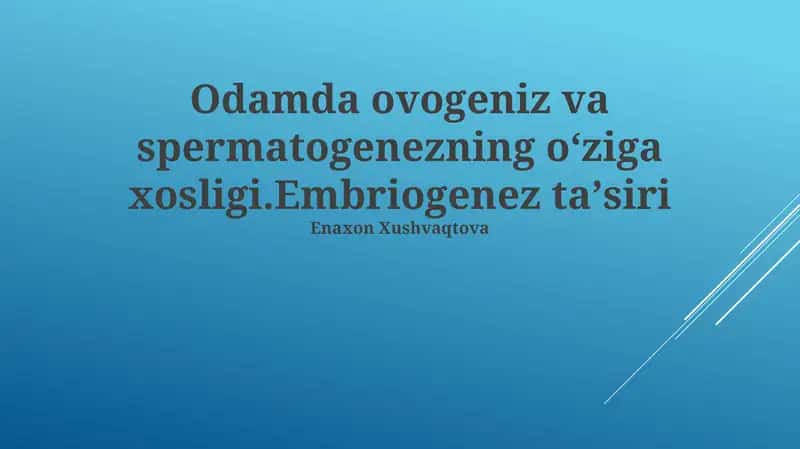 Embriogenez ta'siri