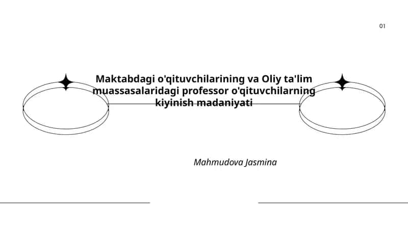 Maktabdagi o'qituvchilarining va Oliy ta'lim muassasalaridagi professor o'qituvchilarning kiyinish madaniyati