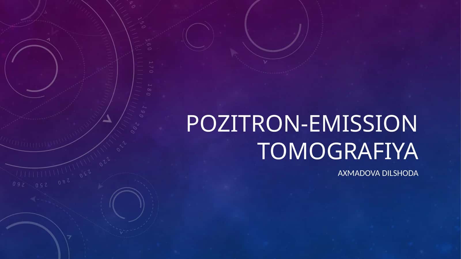 Pozitron-emissiontomografiya