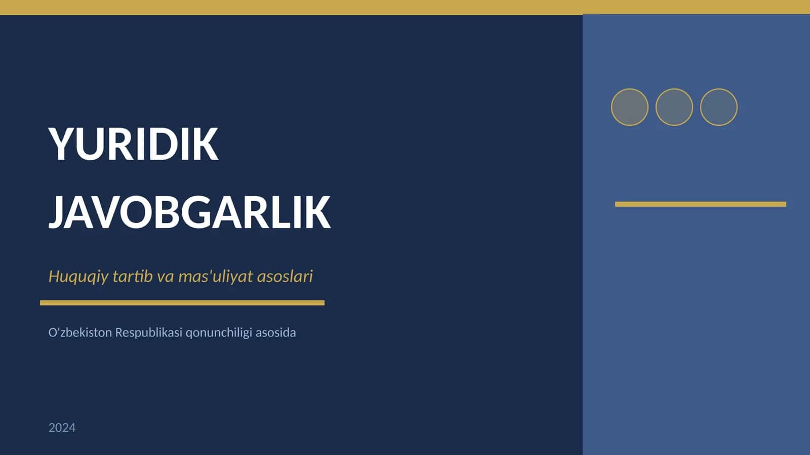 Yuridik javobgarlik