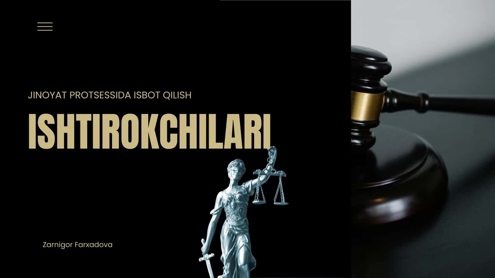 Jinoyat protsessida isbot qilish