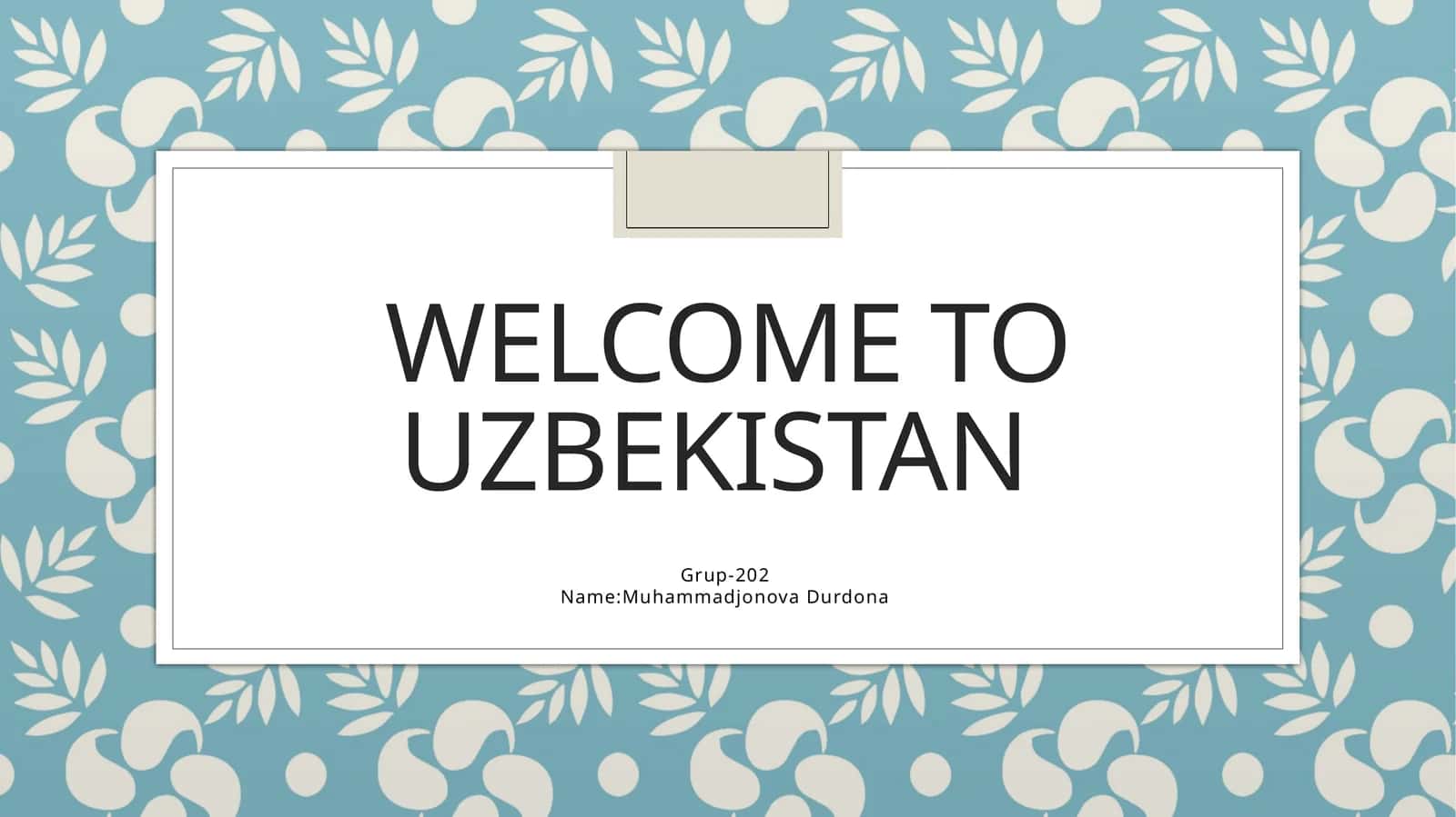 WelcometoUzbekistan