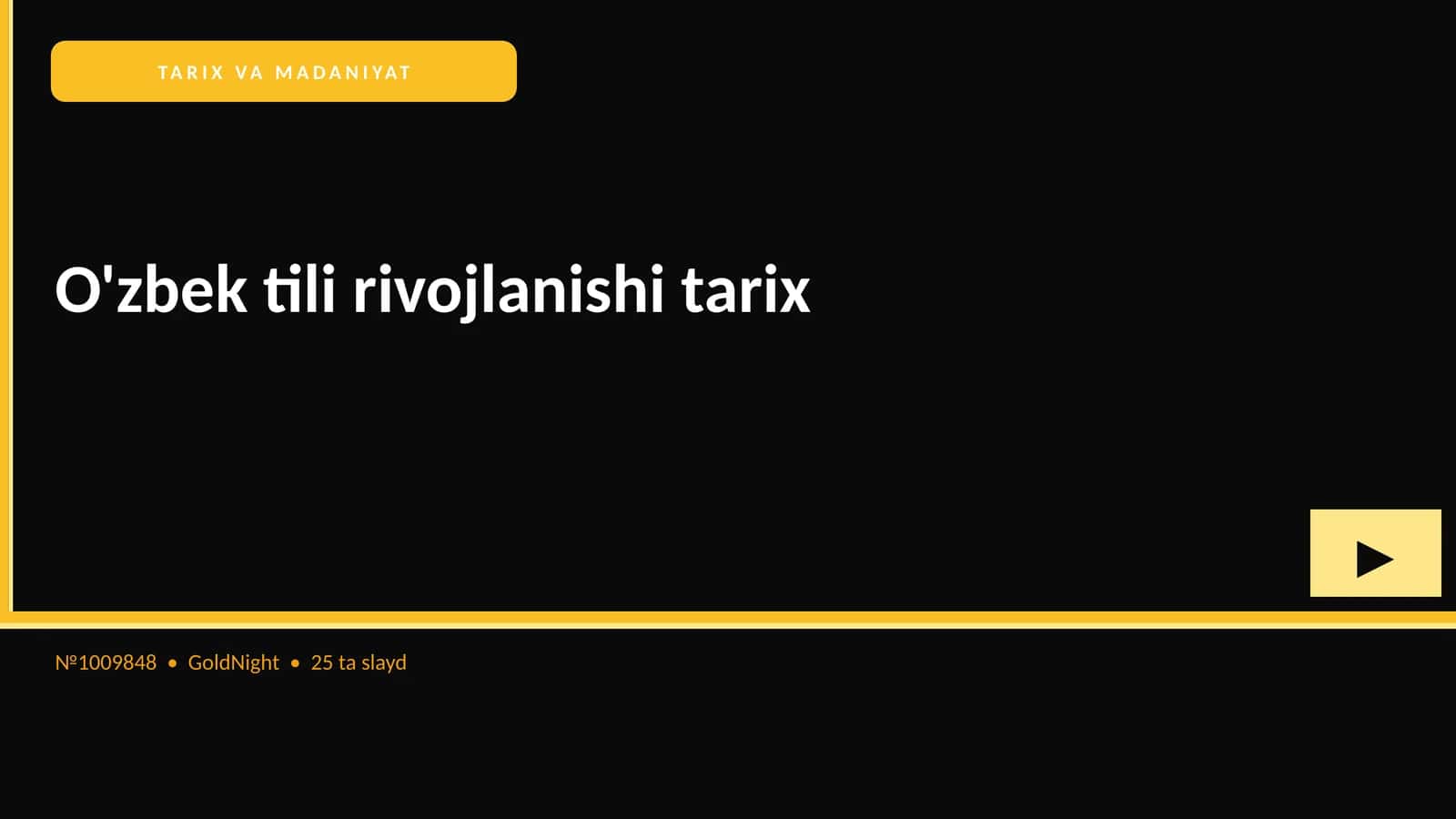 O'zbek tili rivojlanishi tarix