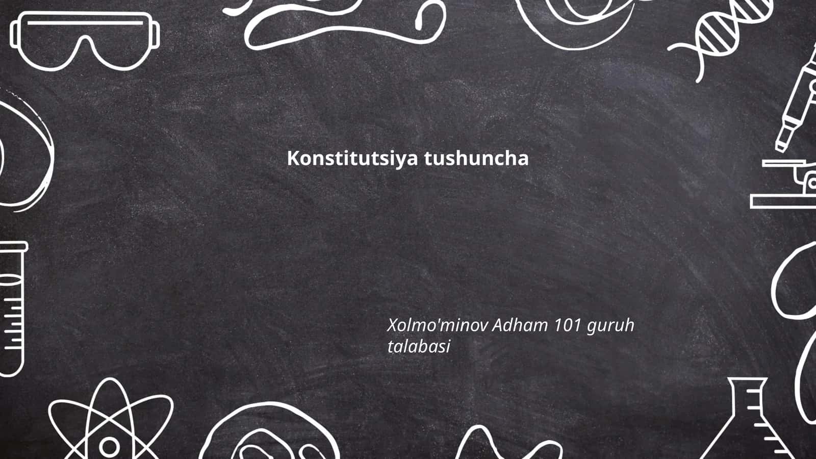Konstitutsiya tushuncha
