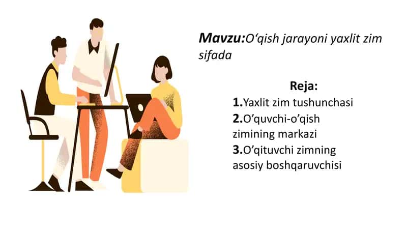 O‘qitish jarayoni sifatida