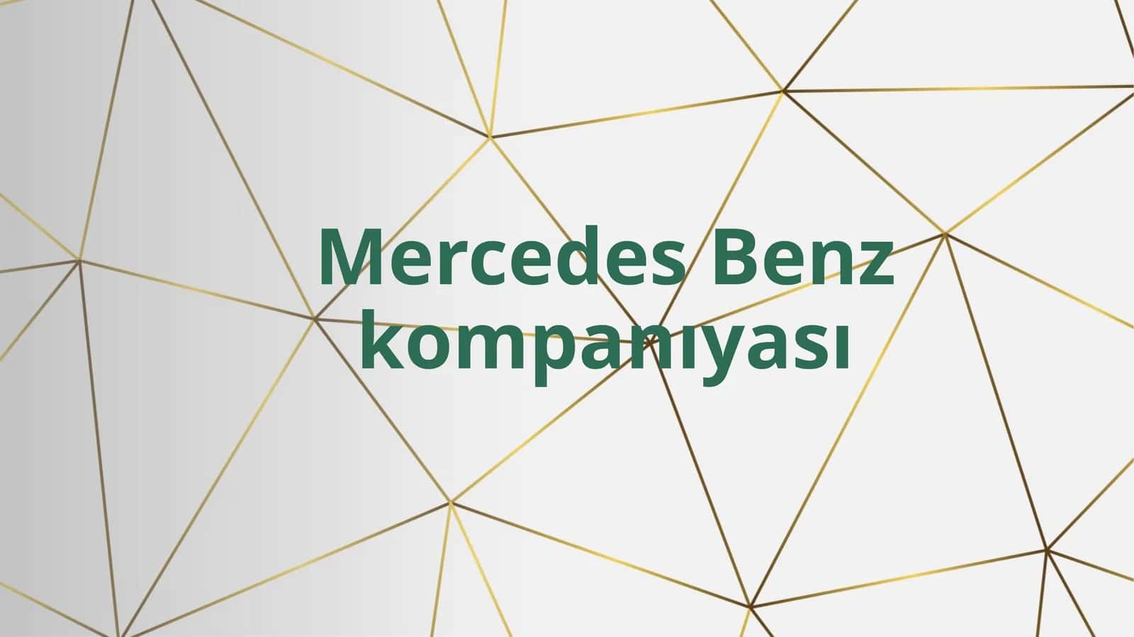 Mercedes Benz tarıyxı