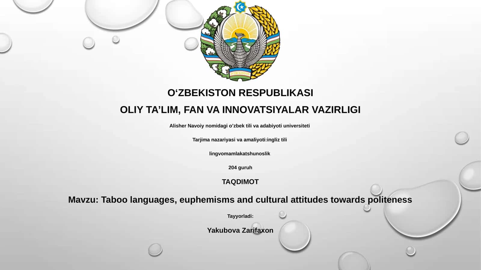 Taboo languages, euphemisms and cultural attitudes towards politeness