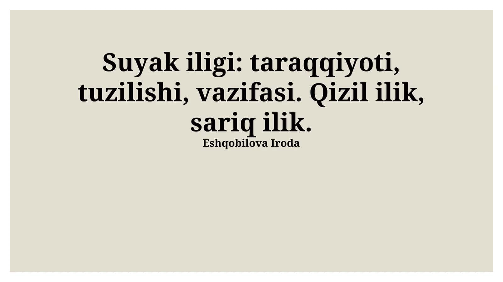 Suyak iligi: taraqqiyoti, tuzilishi, vazifasi