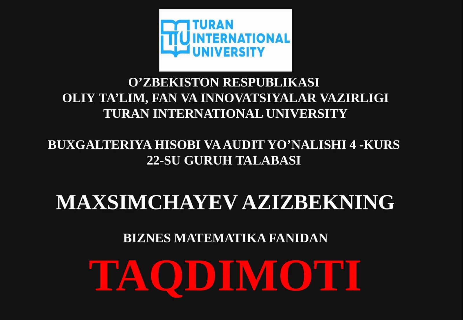 Iqtisodiy obektlar o'rtasida xo'jalik aloqalarini optimallashtirish modellari