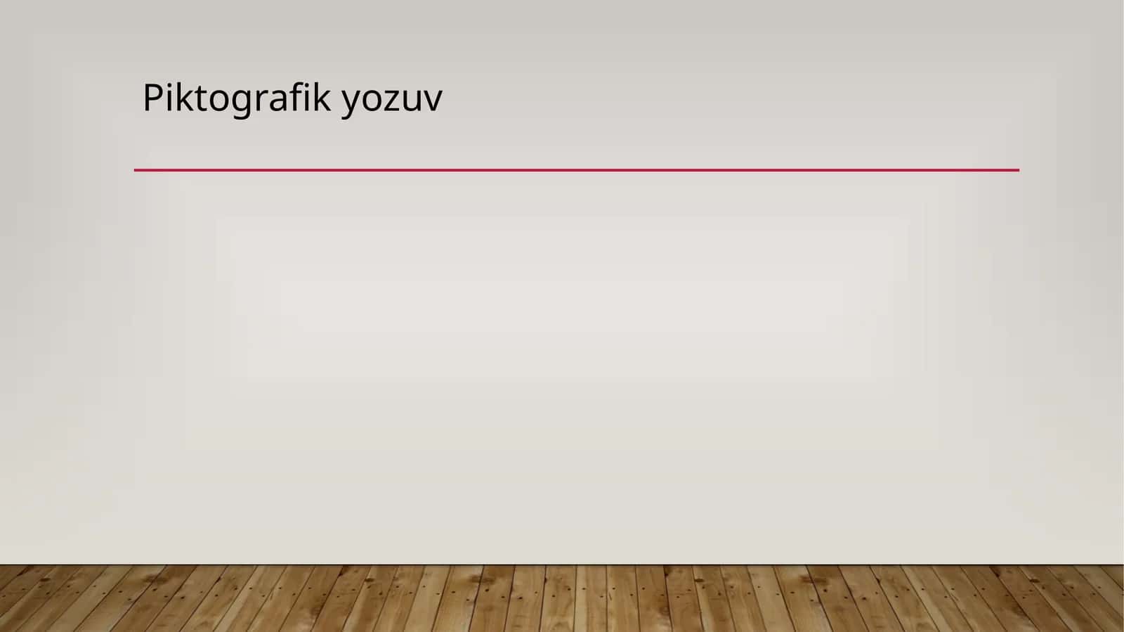 Piktografik yozuv