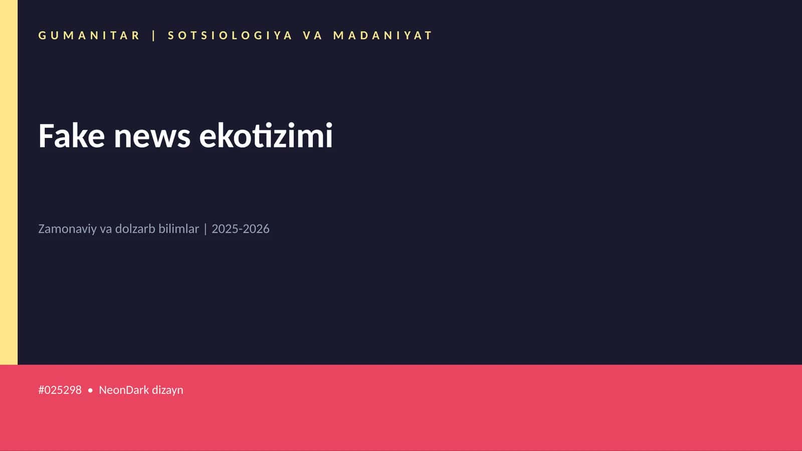 Fake news ekotizimi