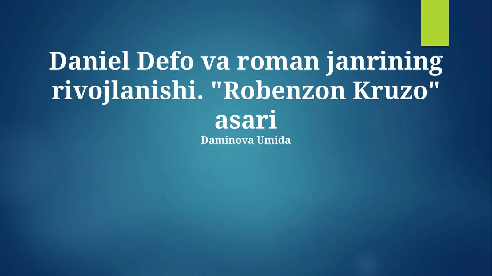 Robinson Kruzo