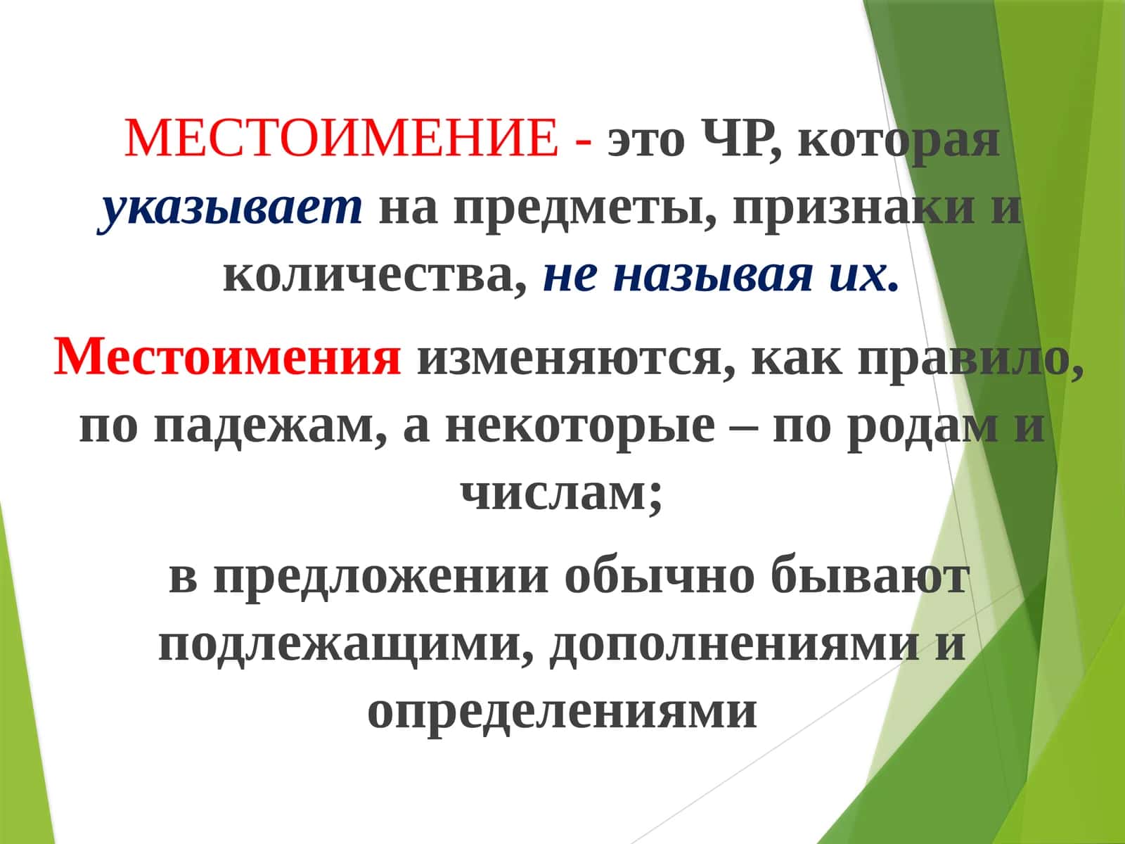 МЕСТОИМЕНИЕ