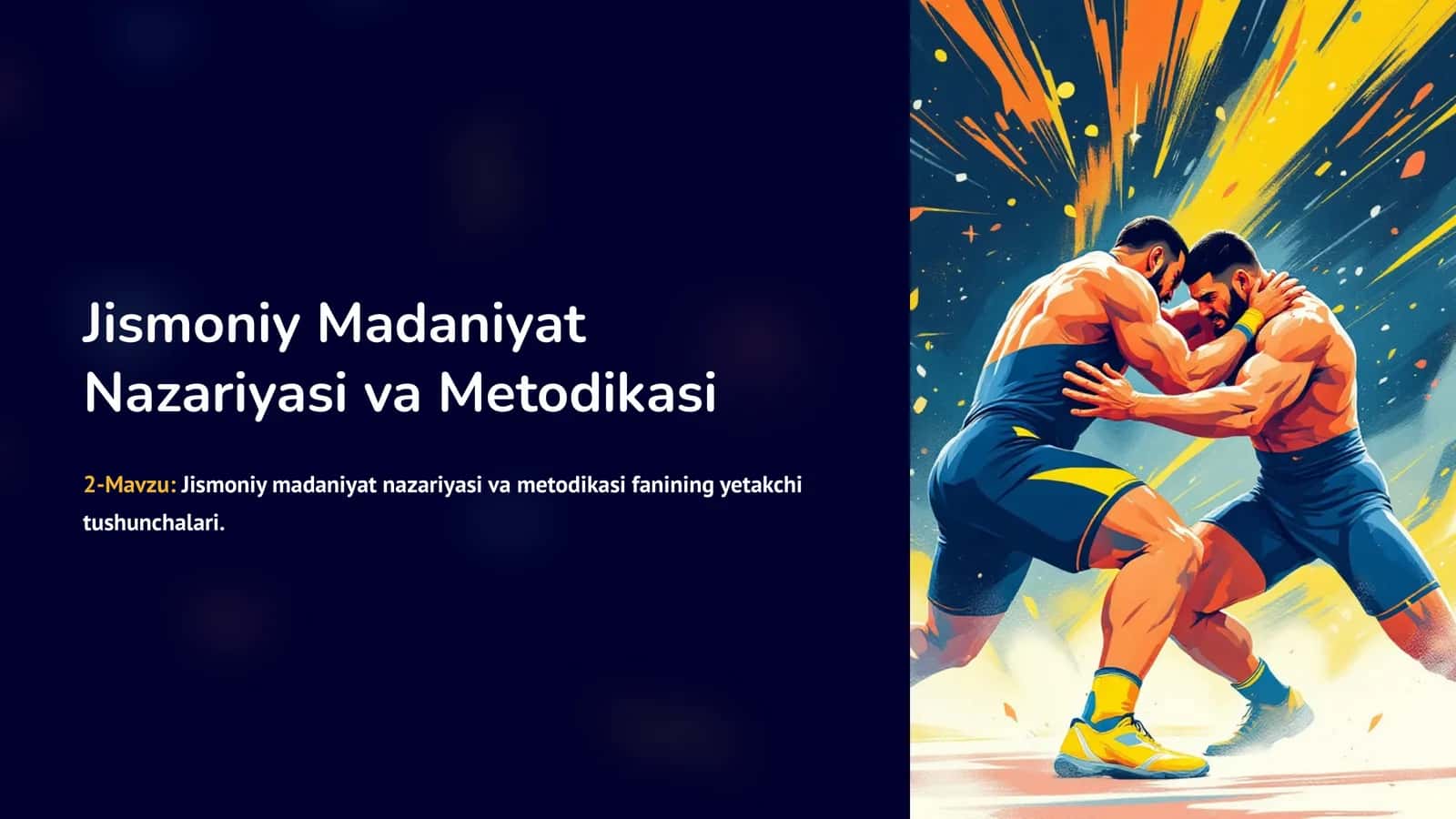 Jismoniy Madaniyat Nazariyasi va Metodikasi