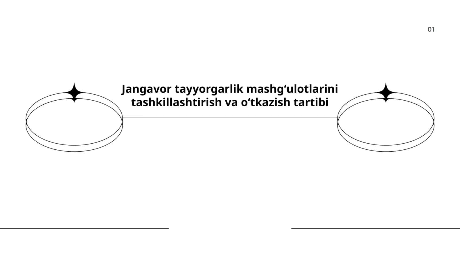 Jangavor tayyorgarlik mashgʻulotlarini tashkillashtirish va oʻtkazish tartibi