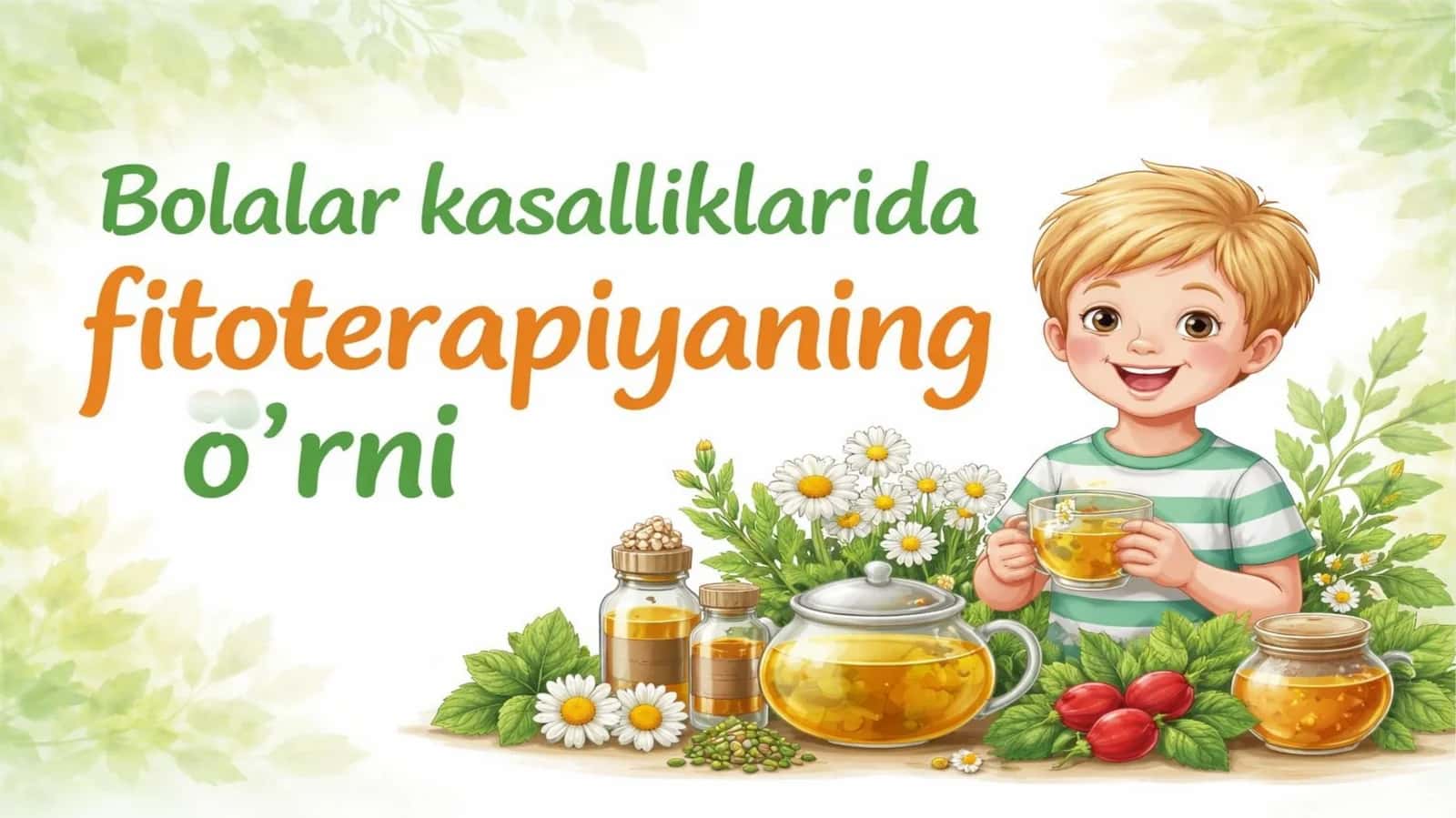 Bolalar kasalliklarida fitoterapiyaning oʻrni