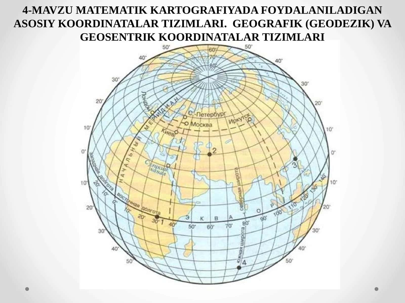 Geografik koordinatalar