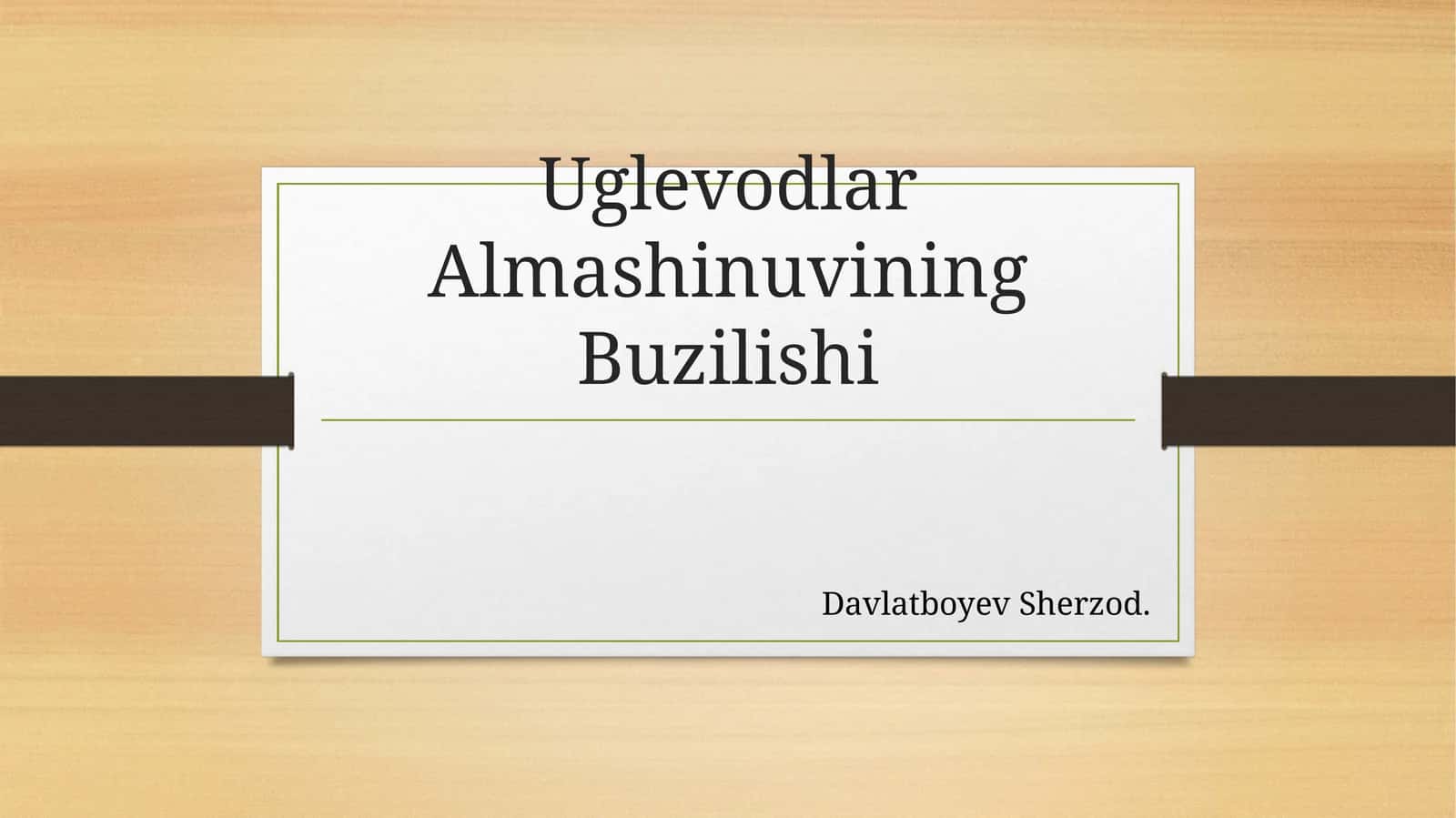 Uglevodlar Almashinuvining Buzilishi