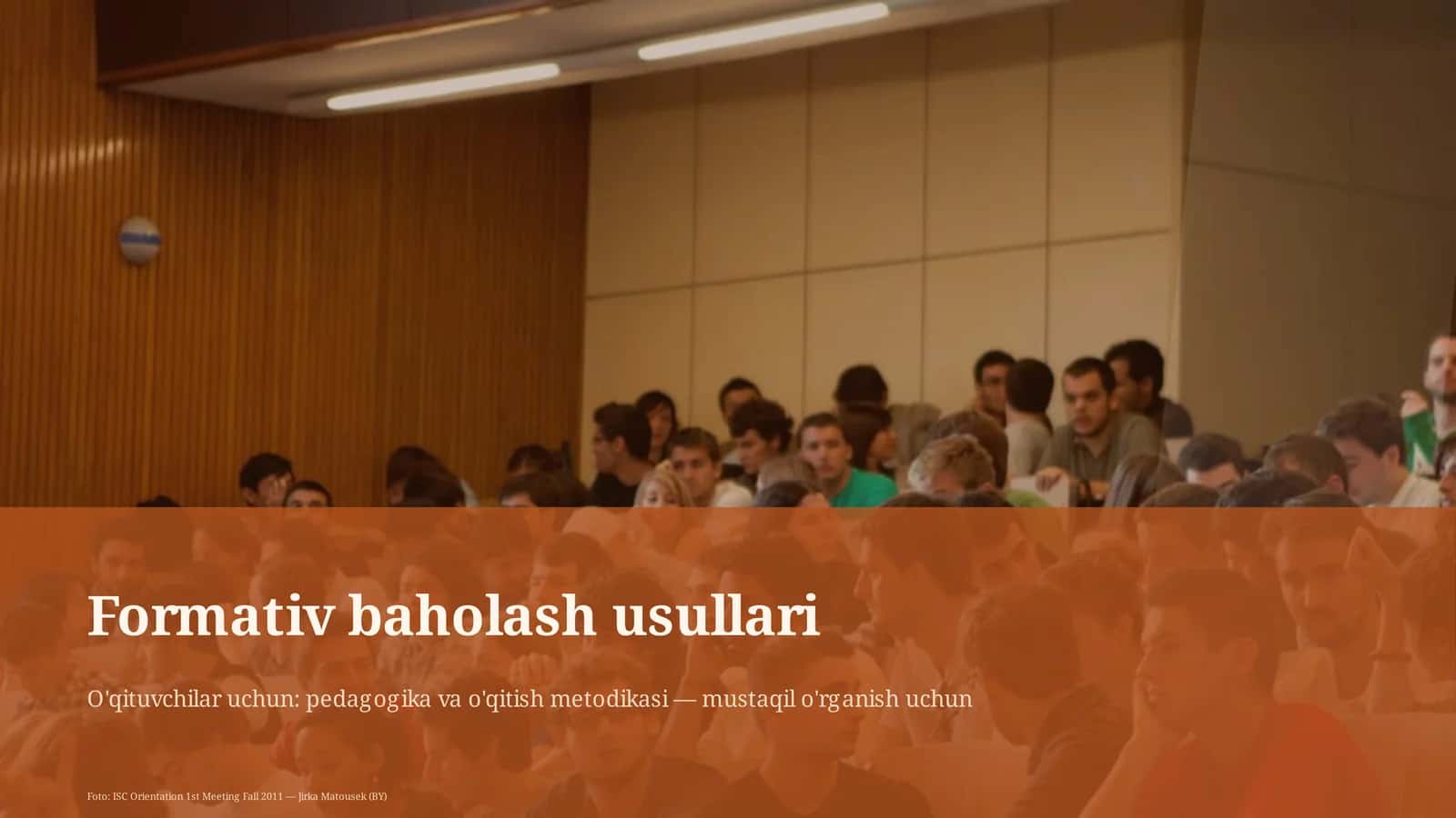 Formativ baholash usullari
