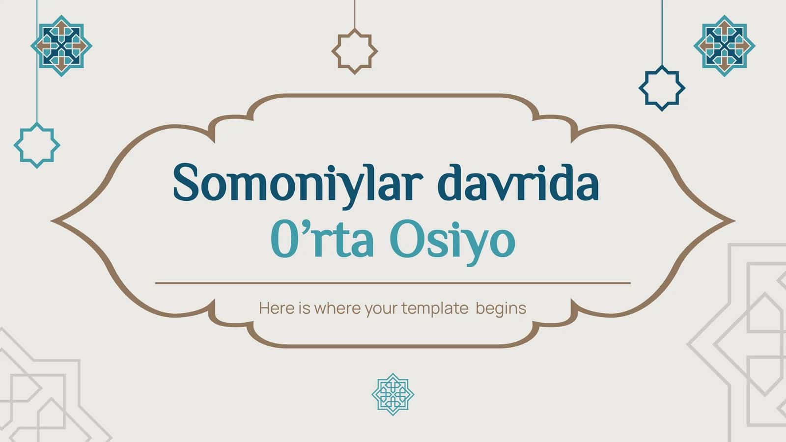 Somoniylar davrida O'rta Osiyo